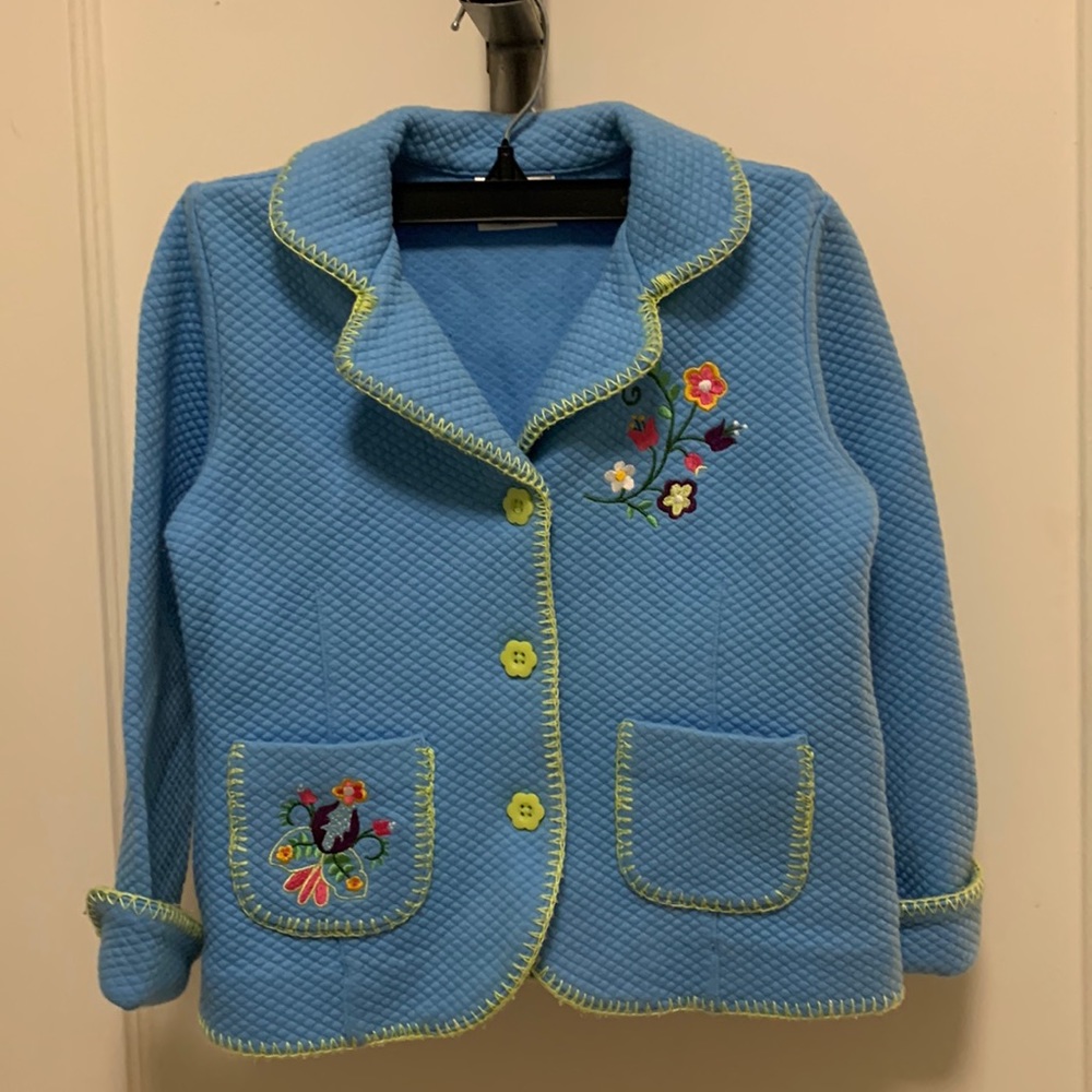 Hannah Anderson blazer size 5 or EU 110. 100% cotton. Beautiful! 3 seasons.